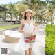 Park Da Hyun's glamorous sea fashion photos set (320 photos) P211 No.c6ff13