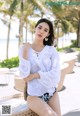 Park Da Hyun's glamorous sea fashion photos set (320 photos) P180 No.d5db85